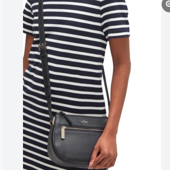 Kate Spade Black Pebbled Leather Crossbody Bag - Picture 12 of 12